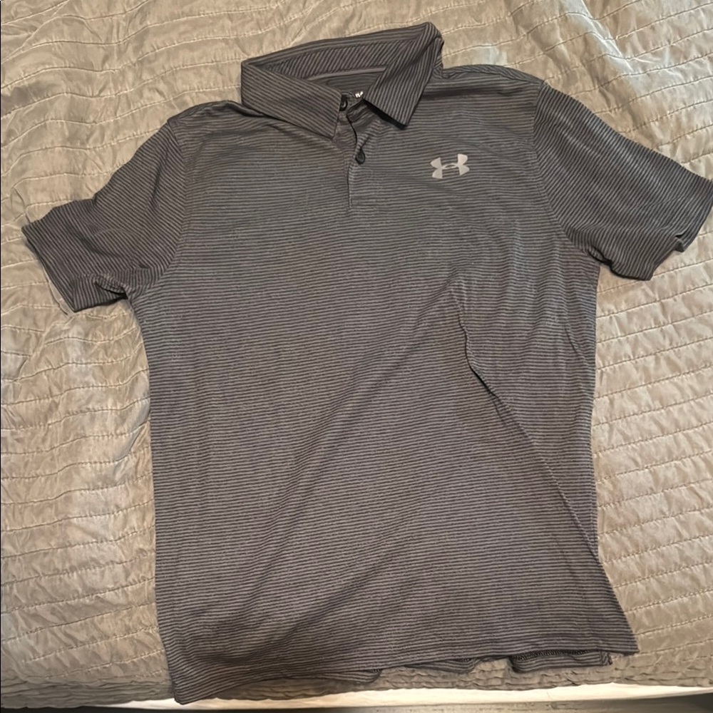 Under Armour Gray Performance Polo Shirt